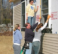 Volunteer for Habitat for Humanity
